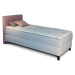 New Design Čalouněná postel NOVO s krátkým čelem | levá s topperem Extra Rozměr: 80 x 200 cm
