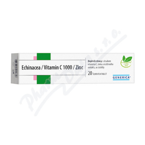 Echinacea/Vitamin C 1000/Zinc Generica eff.tbl.20