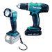 MAKITA DDF453SYEL aku šroubovák se svítilnou Li-Ion 18V/1.5Ah