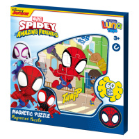 Magnetické puzzle, 60 dílků (Spidey)