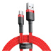 Baseus Cafule extra odolný nylonem opletený kabel USB / USB-C QC3.0 2A 3m red