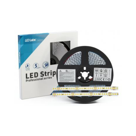 LED pásek 8W/m 180lm/W PRO 3Y 24V 180 LED/m 2835 SMD studená bílá LEDLabs