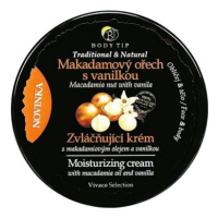 VIVACO Body Tip Zvláčňující krém na obličej a tělo Makadamový ořech s vanilkou 200 ml