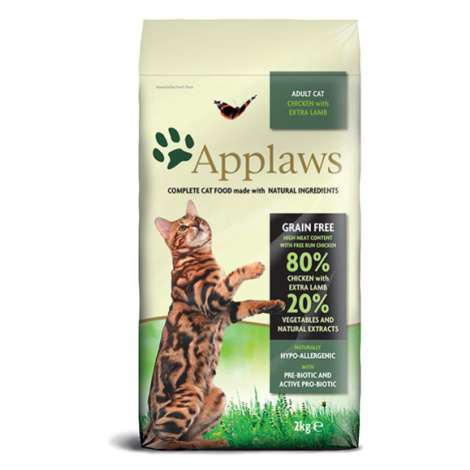 Applaws granule Cat Adult Kuře s jehněčím 2 kg