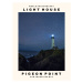 Ilustrace Light House (Pigeon Point, San Francisco Bay), 30 × 40 cm