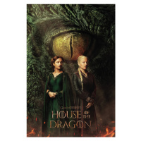 Umělecký tisk House of the Dragon - Key Art, 26.7 × 40 cm