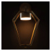 Moretti Luce LED venkovní nástěnné světlo Gemstone, mosaz/opál