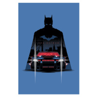 Umělecký tisk Batman - Batmobile, 26.7 × 40 cm