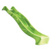 Plastová jablíčkově zelená skluzavka s vlnkou, délka 295 cm
