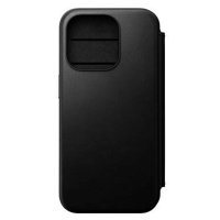 Nomad Modern Leather Folio Black iPhone 15 Pro