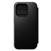 Nomad Modern Leather Folio Black iPhone 15 Pro