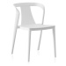Bílé plastové jídelní židle v sadě 4 ks Kona – Geese