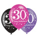 Amscan Latexové balonky 30. narozeniny - růžová party