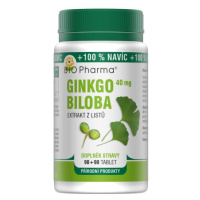 Ginkgo Biloba extrakt 40mg tbl.90+90 BIO-Pharma