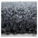 Ayyildiz koberce Kusový koberec Brilliant Shaggy 4200 Grey kruh - 200x200 (průměr) kruh cm