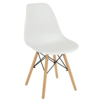 Tempo Kondela Židle CINKLA 3 NEW - bílá / buk + kupón KONDELA10 na okamžitou slevu 3% (kupón upl