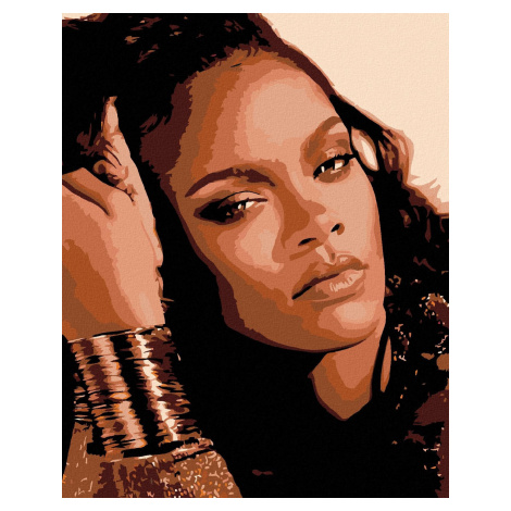 Diamondi - RIHANNA, 40x50 cm, bez rámu a bez vypnutí plátna