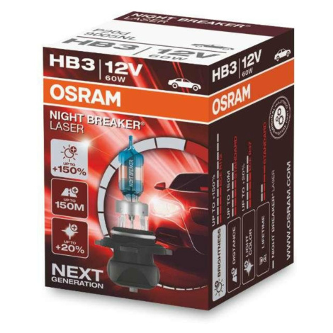 Osram Night Breaker Laser HB3 P20d 12V 60W 9005NL