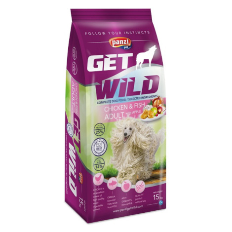 GetWild Chicken & Fish Adult 15 kg (307268) Panzi