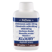 Medpharma Glukosamin sulfát (chondroitin, MSM, kurkuma) KLOUBY 67 tablet