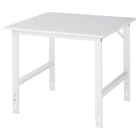 RAU Pracovní stůl s ESD deskou, výška 800 - 850 mm, nohy podstavce š x h 60 x 30 mm, š x h 1000 