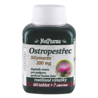 MedPharma Ostropestřec silymarin 200 mg 67 tablet