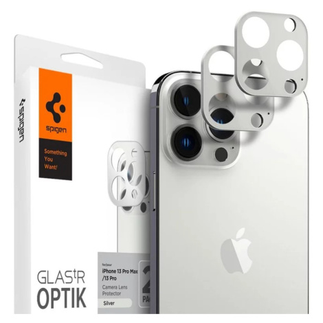 Ochranné sklo Spigen tR Optik 2 Pack, silver - iPhone 13 Pro/Max (AGL04033)