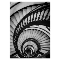 Fotografie Spiral Stairs, Christian Lindgren, 30x40 cm