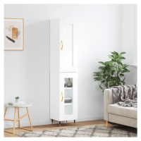 vidaXL Skříň highboard bílá 34,5 x 34 x 180 cm kompozitní dřevo