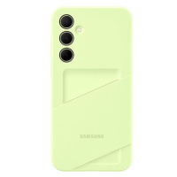 Samsung Galaxy A35 Zadní kryt s kapsou na kartu Lime