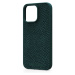 NJORD Salmon Leather Magsafe kryt iPhone 15 Pro Max zelený