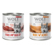 Výhodné balení Wolf of Wilderness "Free-Range Meat" 12 x 800 g - Mix: kuřecí, hovězí