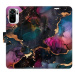 iSaprio Flip pouzdro Dark Marble pro Xiaomi Redmi Note 10 / Note 10S