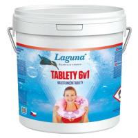 Multifunkční tablety pro chlorovou dezinfekci bazénové vody LAGUNA 6v1 3,2kg