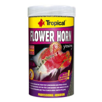 Tropical Flower Horn Young Pellet 250ml/95g vyfarbujúce krmivo pro Flower Horn a jiné c