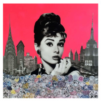 Obrazová reprodukce Audrey Hepburn, 2015,, Storno, Anne, 40 × 40 cm