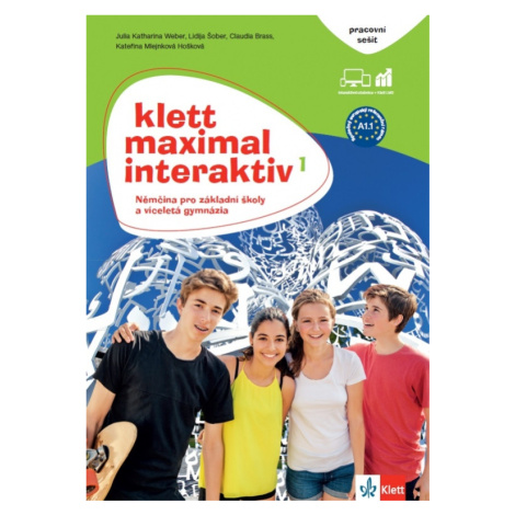Klett Maximal Interaktiv 1 (A1.1) - pracovní sešit barevný s kódem k interaktivnímu obsahu Klett Klett nakladatelství