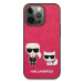 Karl Lagerfeld KLHCP13LPCUSKCP hard silikonové pouzdro iPhone 13 / 13 Pro 6.1" fushia Ikonik Kar