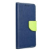 Flipové pouzdro Fancy Diary pro Huawei P8, modrá/limetková