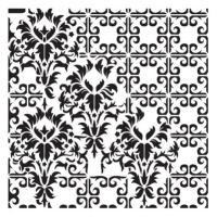 Šablona Cadence kolekce HomeDeco 45 x 45 cm - Ornamenty 7 Aladine