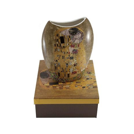 Home Elements Váza 20 cm Klimt Polibek zlatá