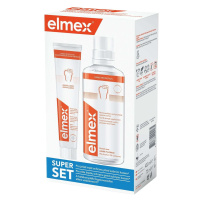 Elmex Ústní voda 400 ml + Zubní pasta 75 ml