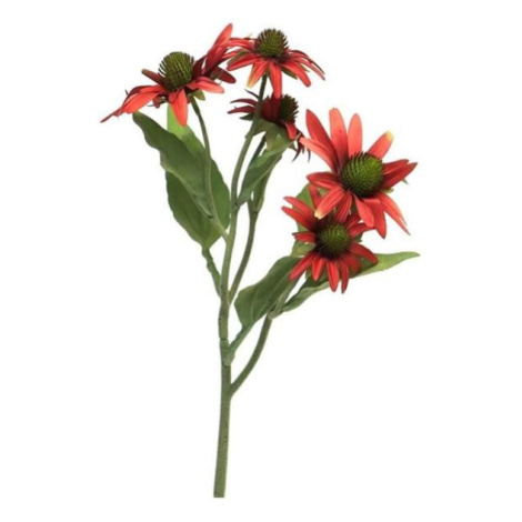 Rudbekie BECKS řezaná umělá 5 květů červená 50cm Nova Nature