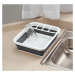 4Home Skládací silikonový odkapávač na nádobí Clean
