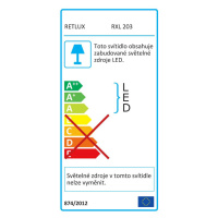 RXL 203 řetěz 50LED 5+5m MC TM RETLUX