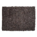 Hnědý shaggy kožený koberec 160x230 cm MUT, 57764