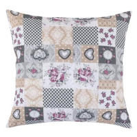 BELLATEX DITA polštářek 45 × 45cm 55/408 - patchwork love