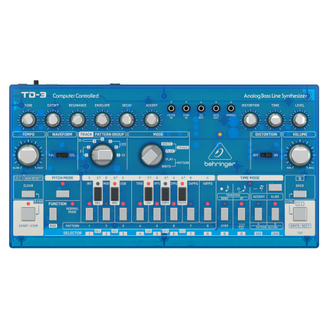 Behringer TD-3 Syntetizátor Transparent Blue