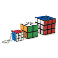 Rubikova kostka - sada trio 3x3 + 2x2 a 3x3 přívěšek - Spin Master