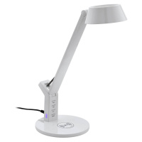EGLO LED-Stolní lampa Banderalo CCT stmívatelná QI bílá